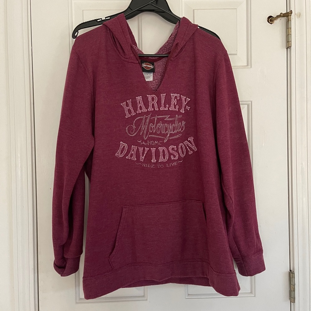 Ladies Harley Davidson Hooded Sweatshirt